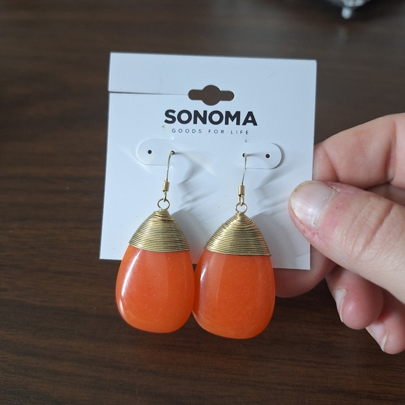 Sonoma Jewelry - Sonoma Orange and Gold Earrings